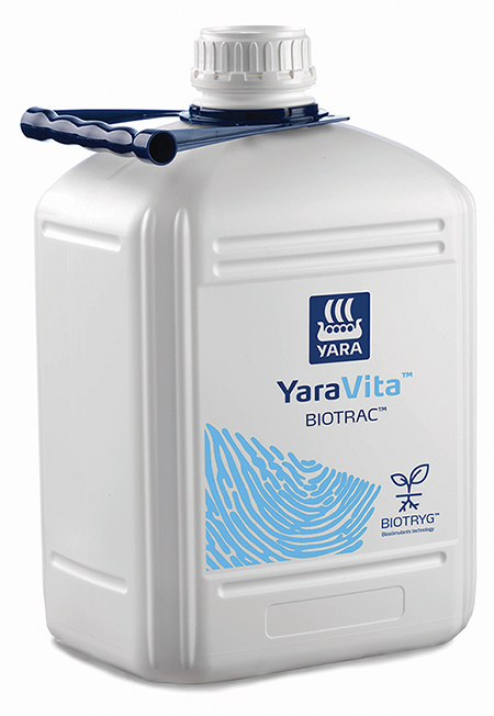 eine Kartonbox YaraVita BIOTRAC (2x 10 Liter = 20 Liter)